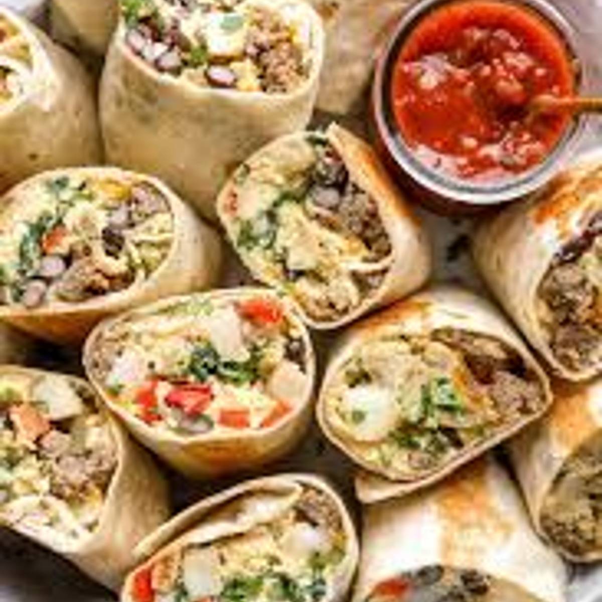 High Protein Breakfast Burrito
