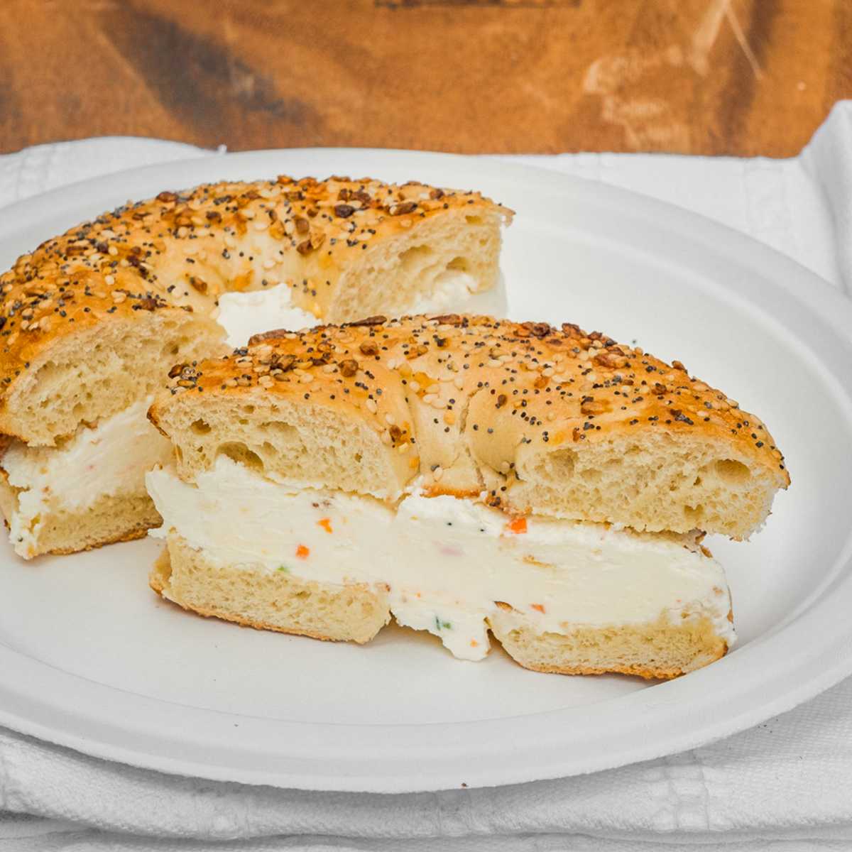 Bagel with Flavored Cream Cheese