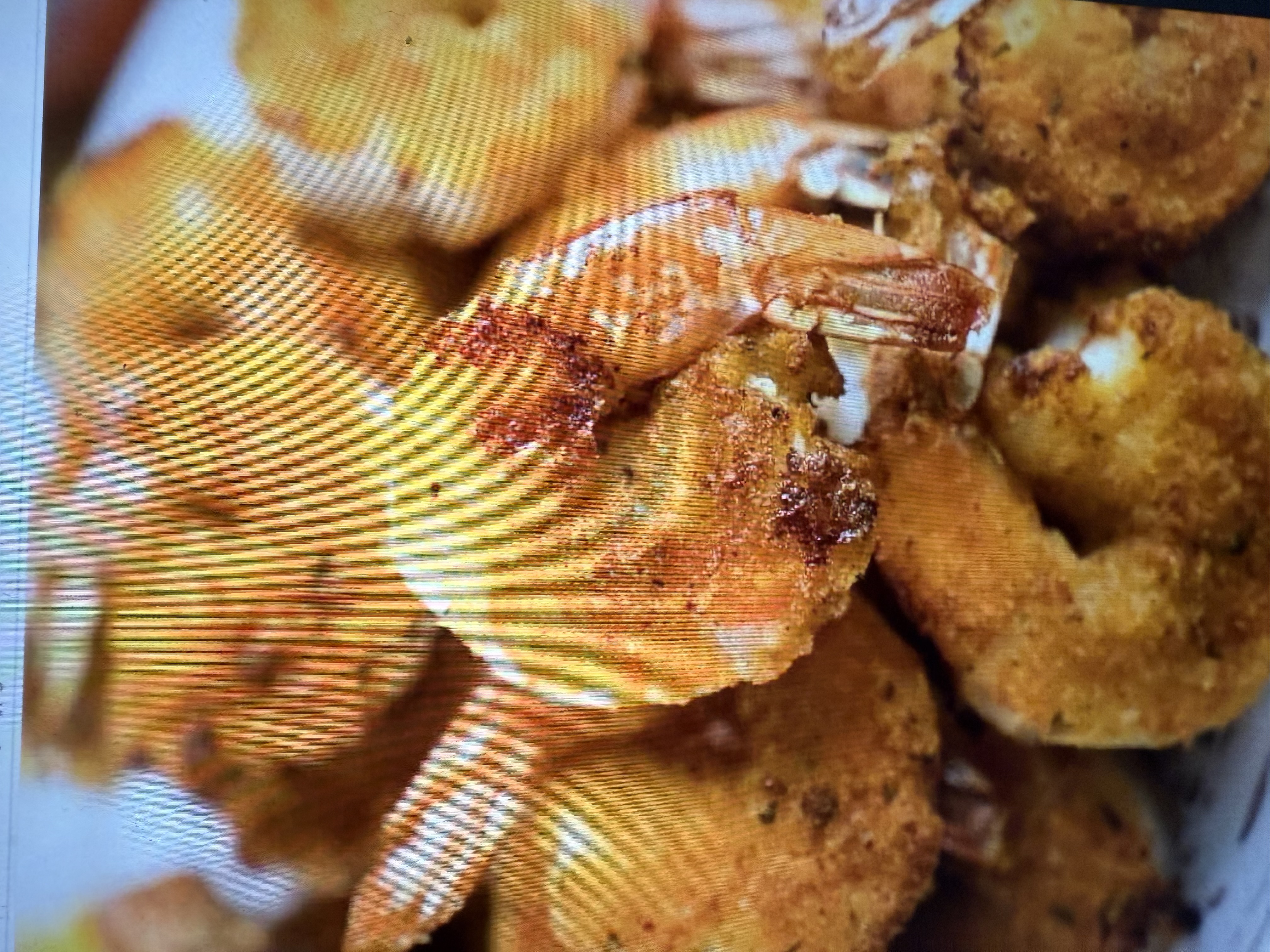 Shrimp with Plantain