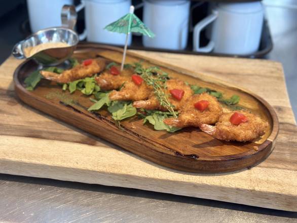 Camarones Rebozados en Salsa de la Casa