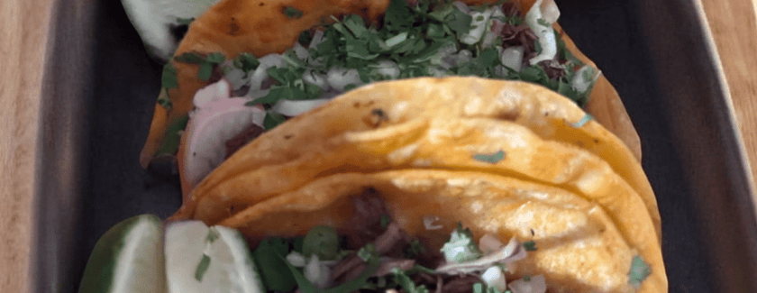 3 Tacos De Beef Birria