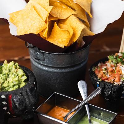 Guacamole, Pico de Gallo & Chips