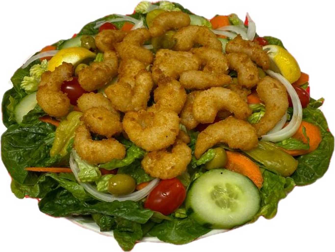 Popcorn Shrimp Salad