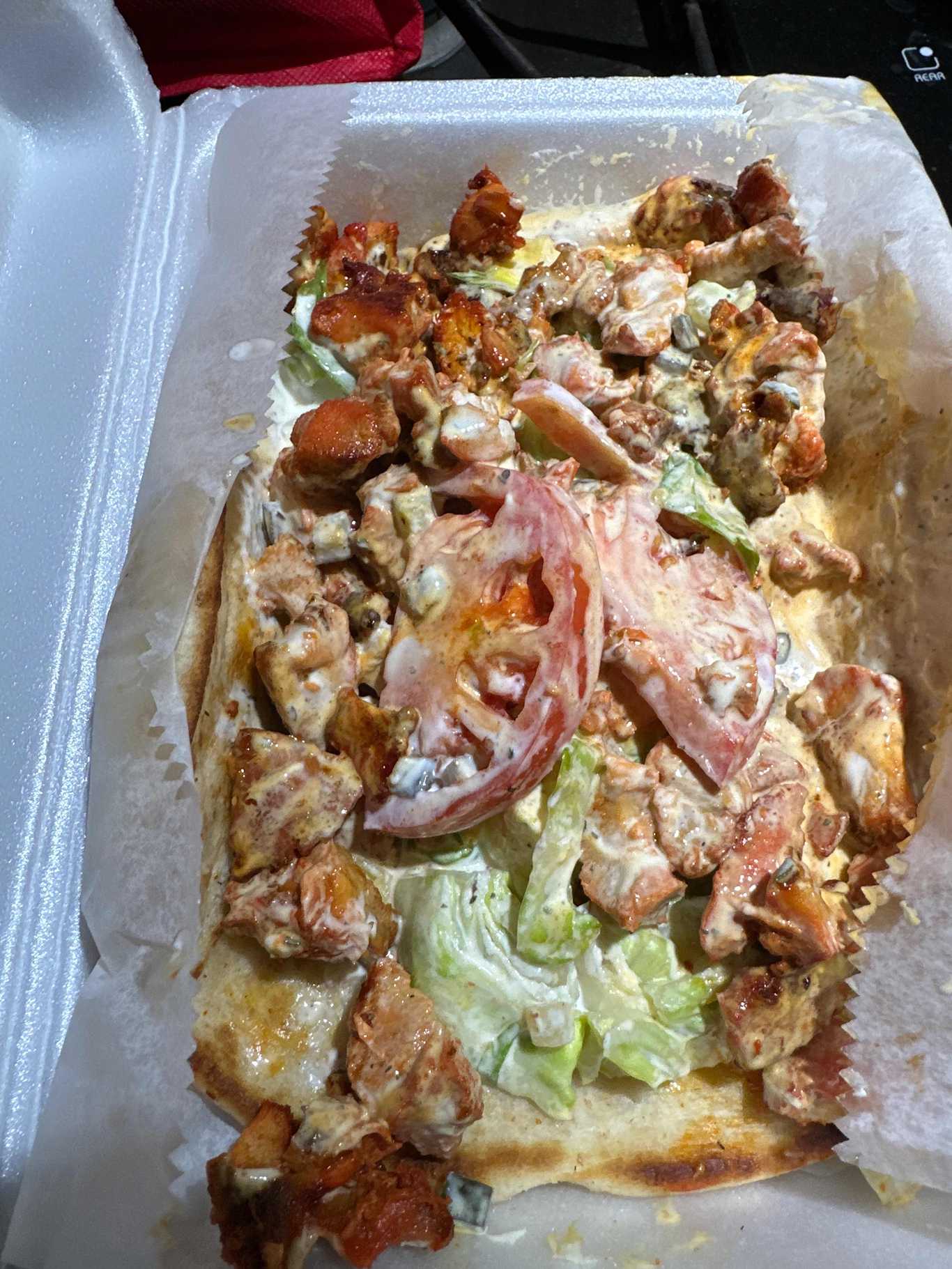 Chicken Gyro on a Pita