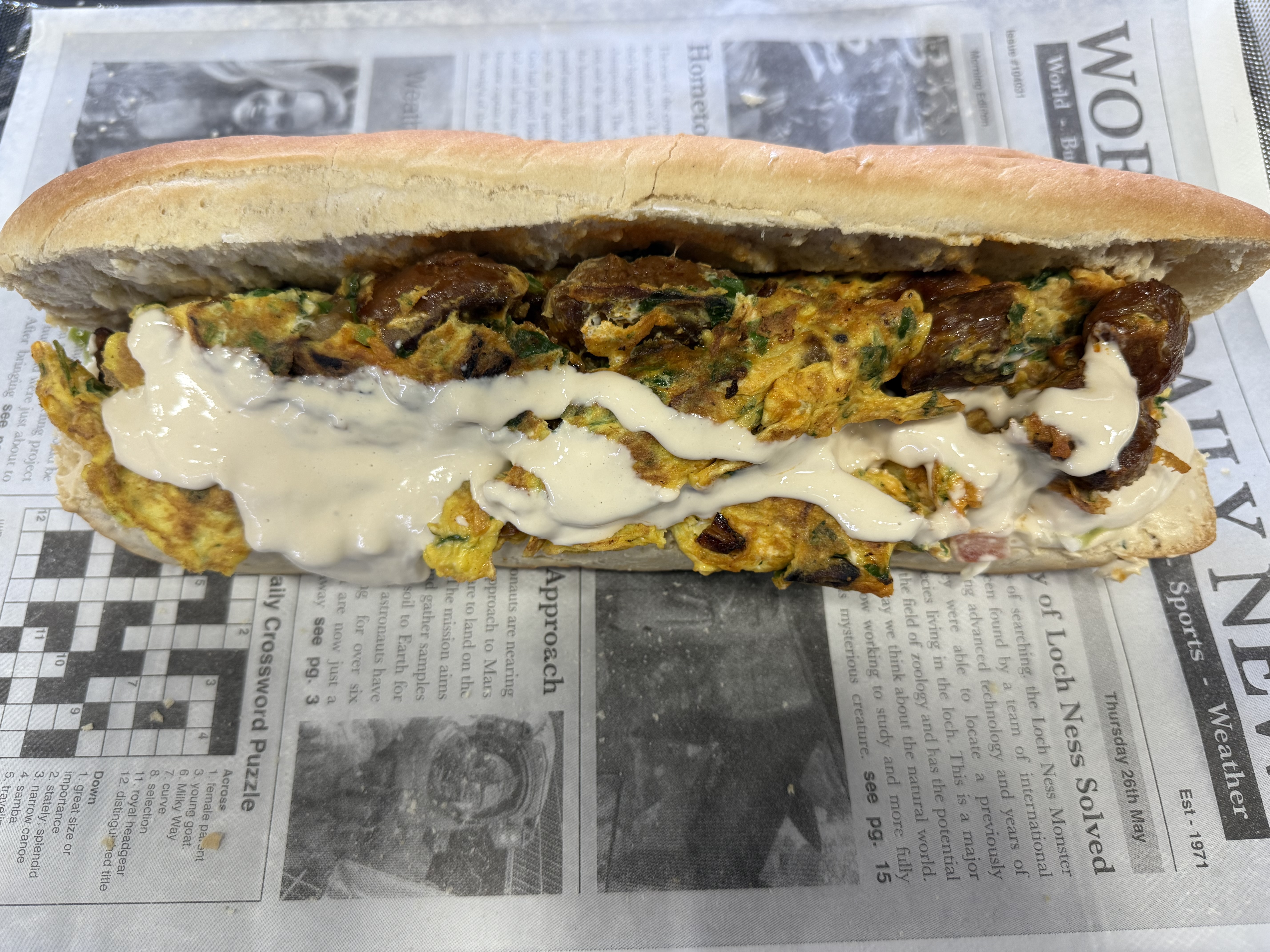 Merguez Hot Dog (Spicy)