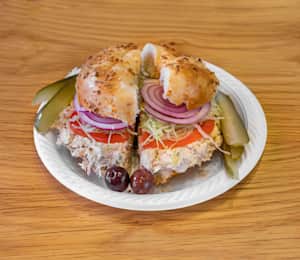 Tuna Salad on a Bagel