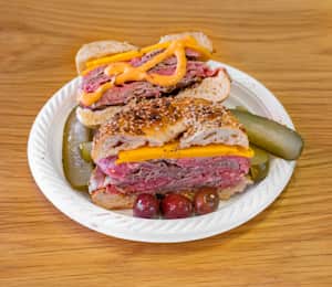 Roast Beef on a Bagel