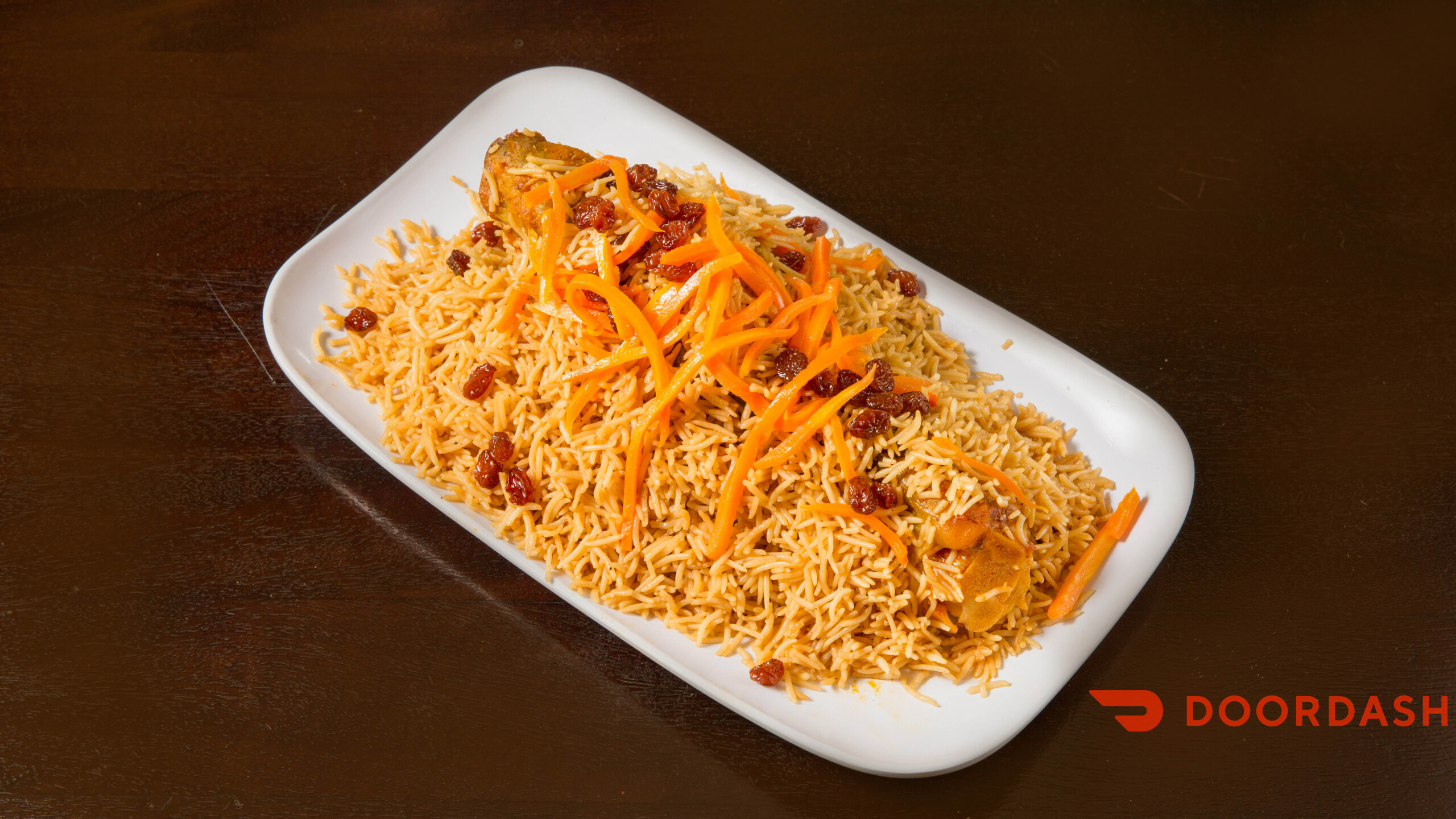 Kabuli lamb Shank with Brown or White rice