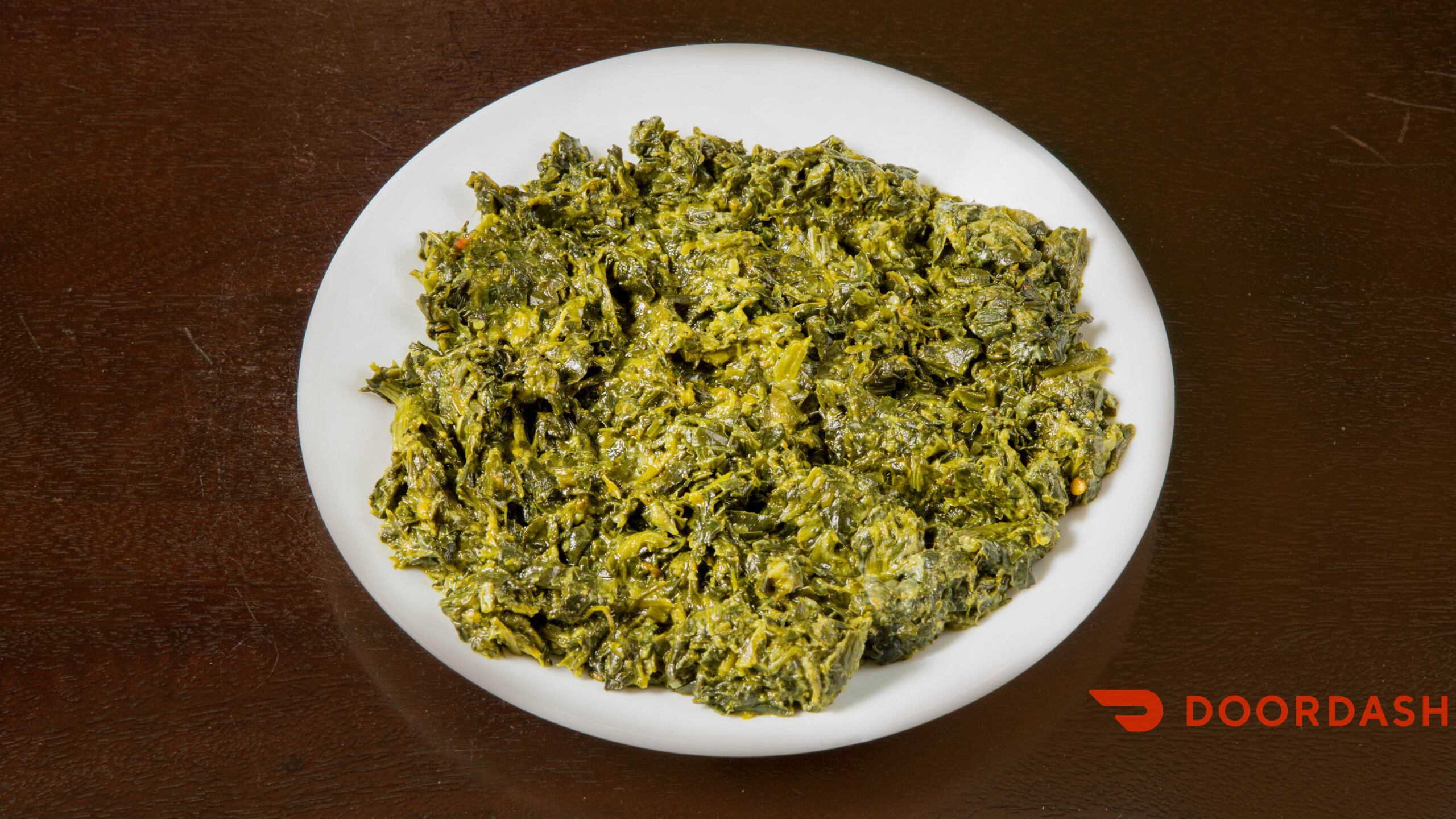 Sabzi (Stewed spinach)