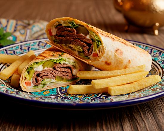 Beef Shawarma Wrap Arabe