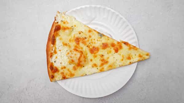 White Pizza Slice