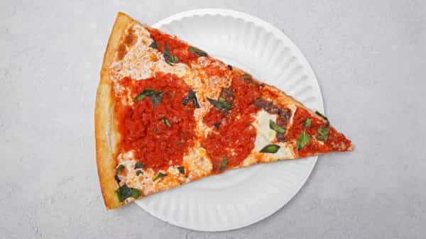 Margarita Pizza Slice