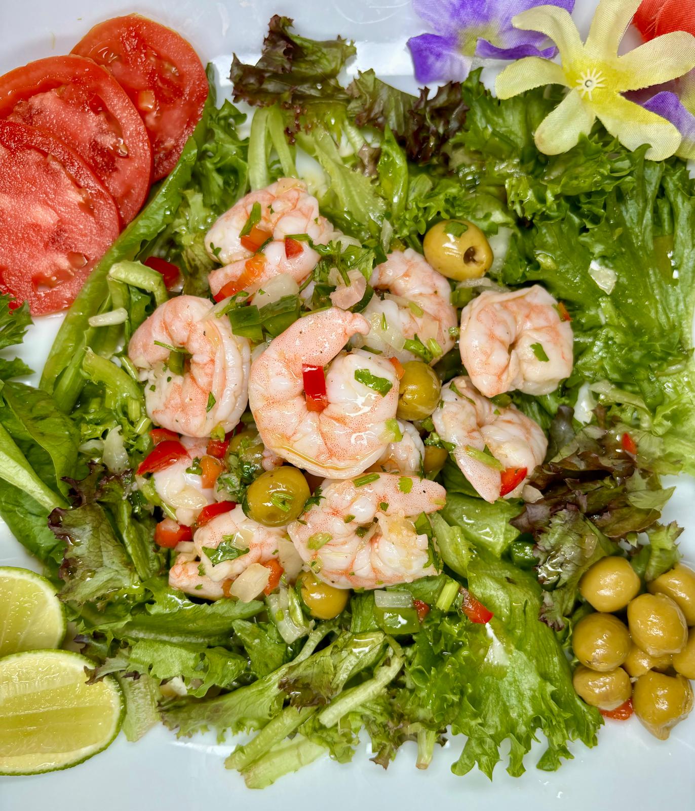 ENSALADA DE CAMARONES