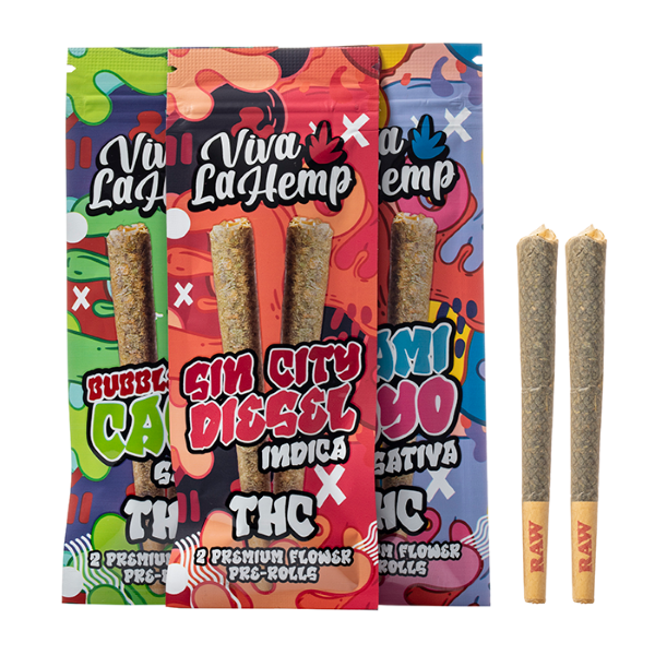 Viva La hemp THC-A Pre-Rolls (2X2g)