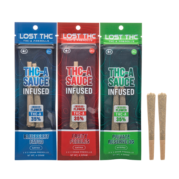 Lost THC: THC-A Pre-Rolls (2 Pack X 2g)