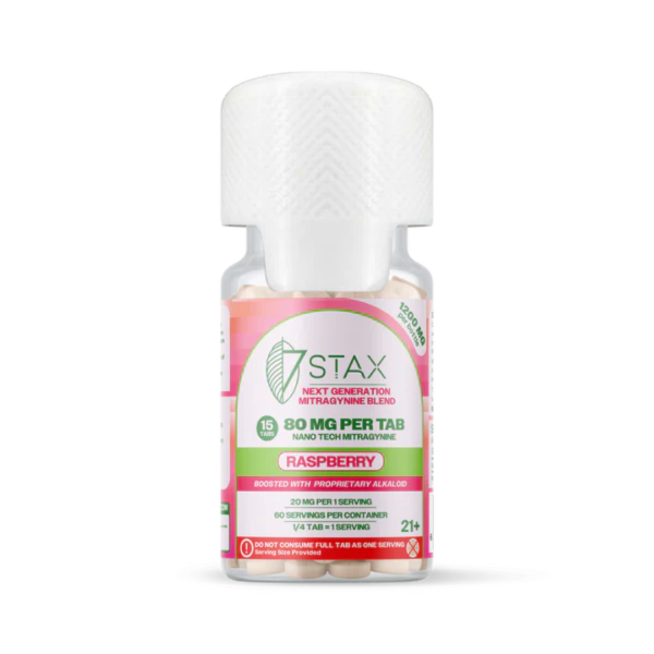 7 Stax Kratom Nano Extract JAR (15X80mg)
