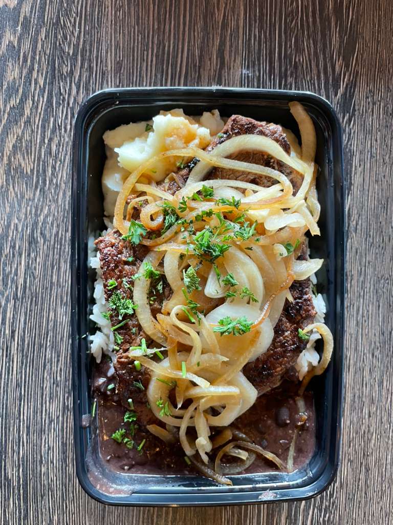 Steak with Onions