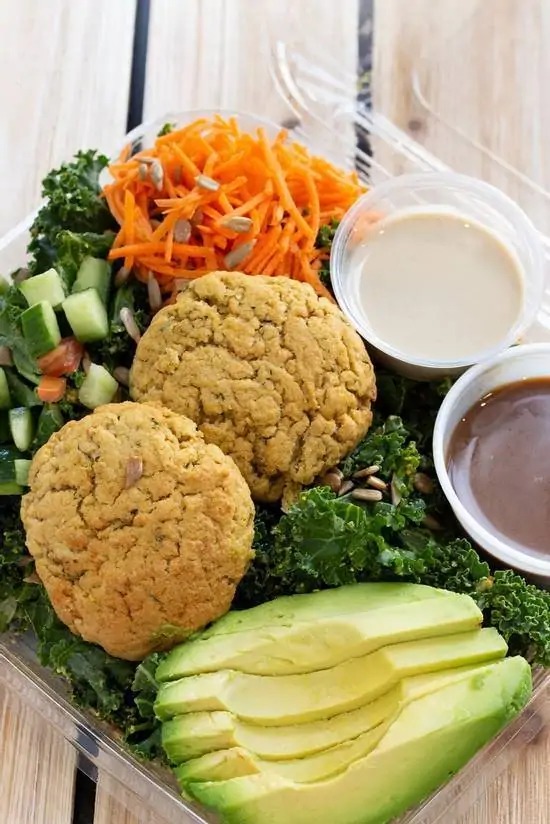 Kale Falafel Salad