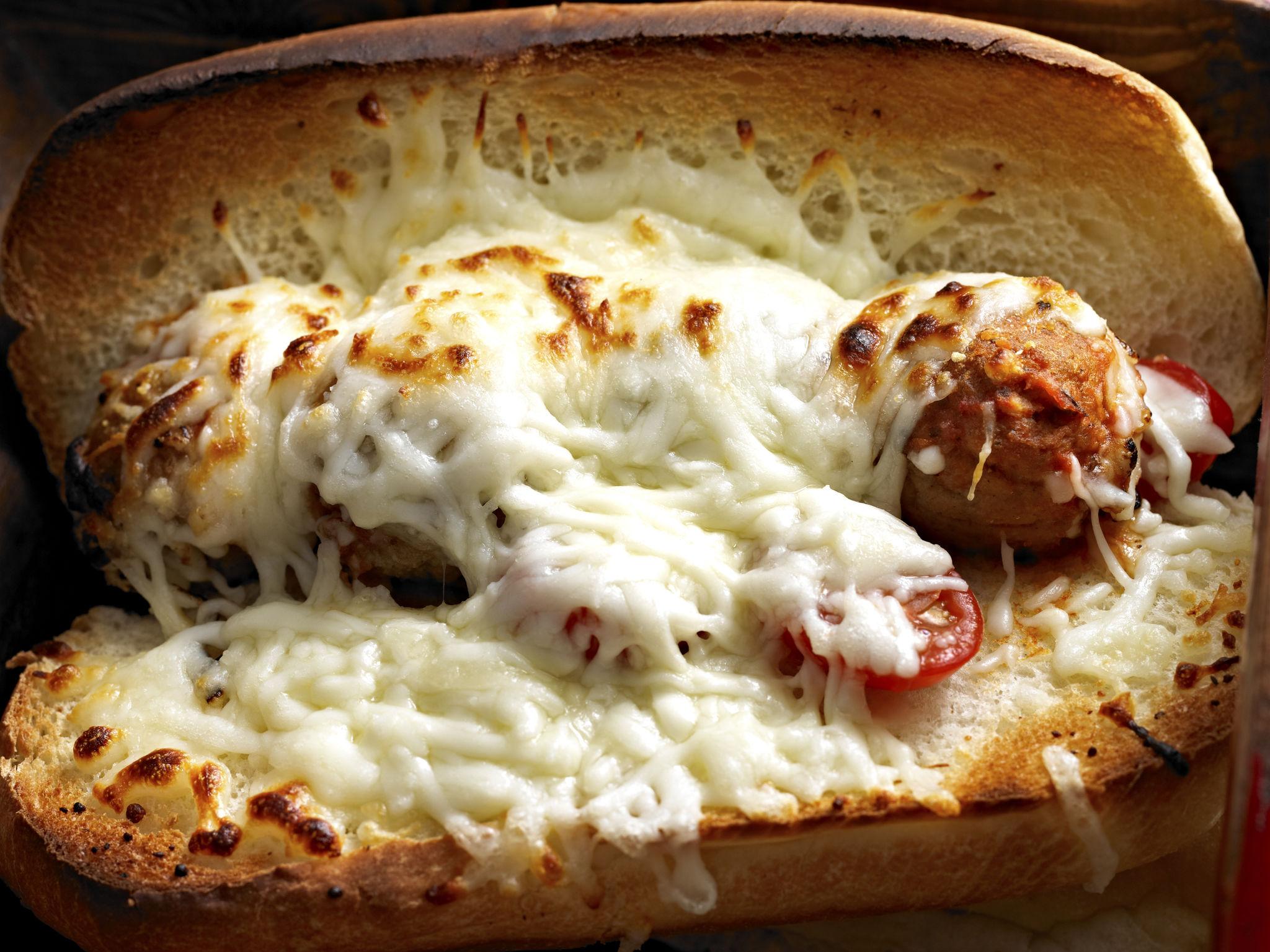 Meatball Parmigiana Sub