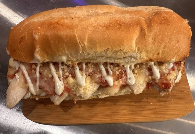 2. Chicken Bacon Ranch Parmigiana Hero