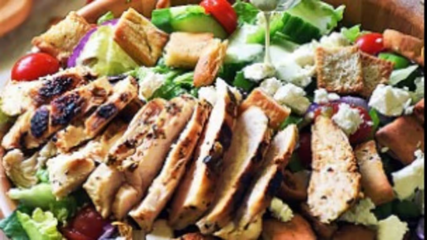Chicken Gyro over Salad
