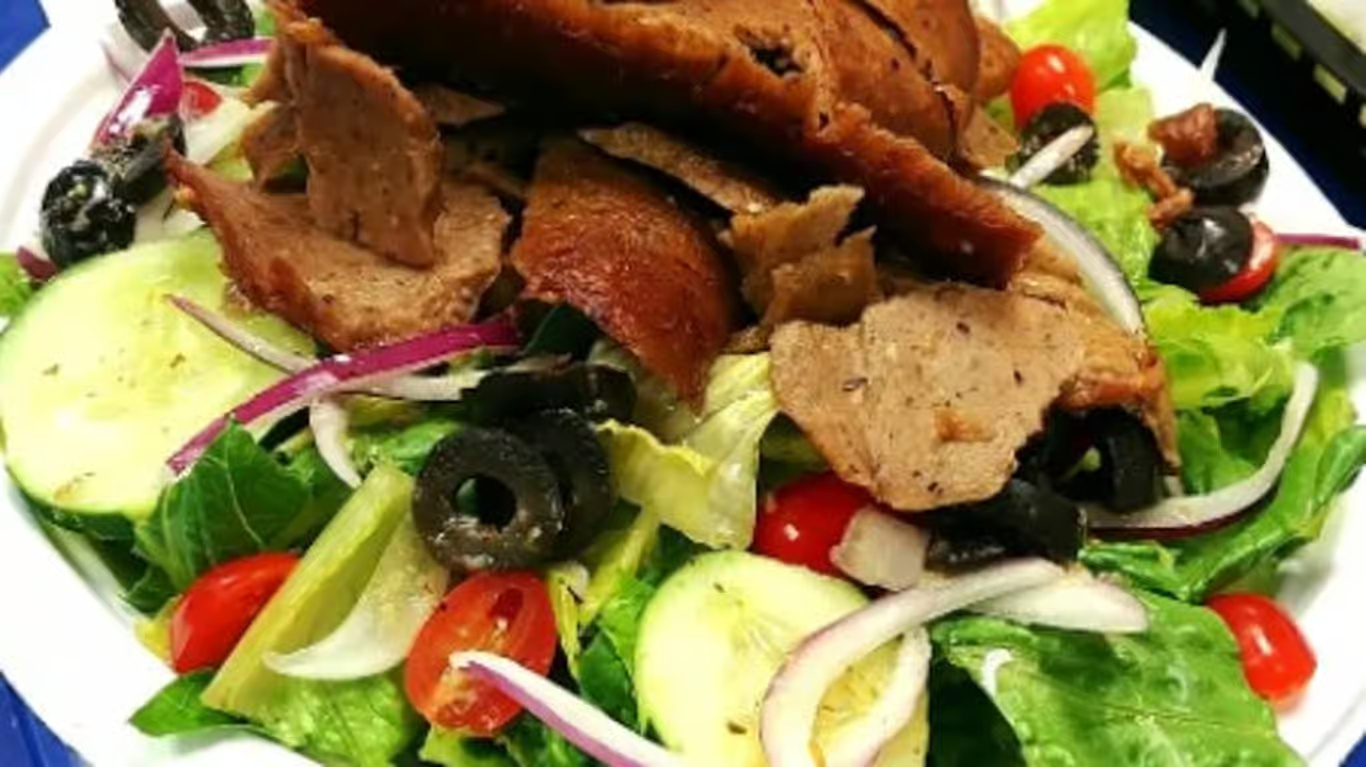 Lamb Gyro over Salad