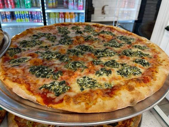 Spinach Pizza Slice