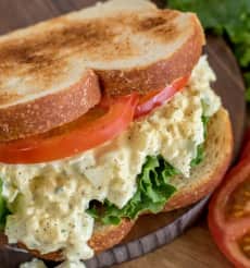 Egg Salad with Lettuce & Tomato