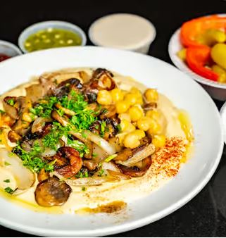 Hummus Mushrooms