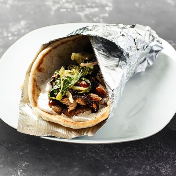 Jerk Chicken Gyro W/ Fries