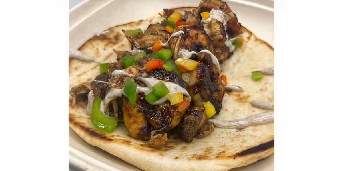 Jerk Shrimp Gyro W/ Fries