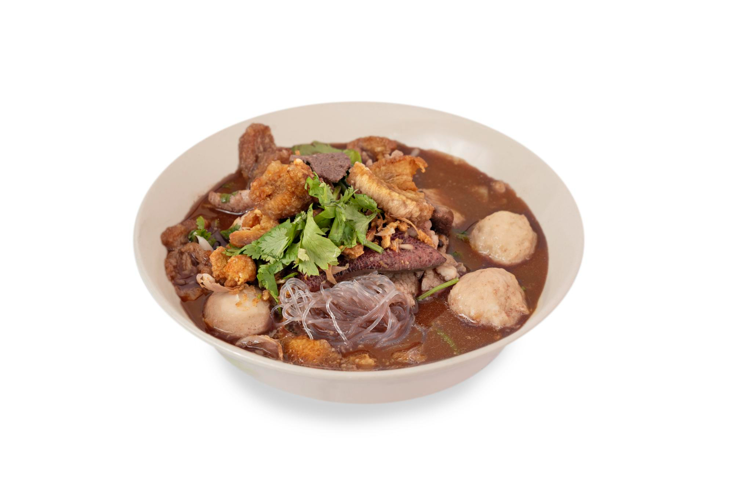 Roast Pork or Chicken Yat Gew Mein Soup