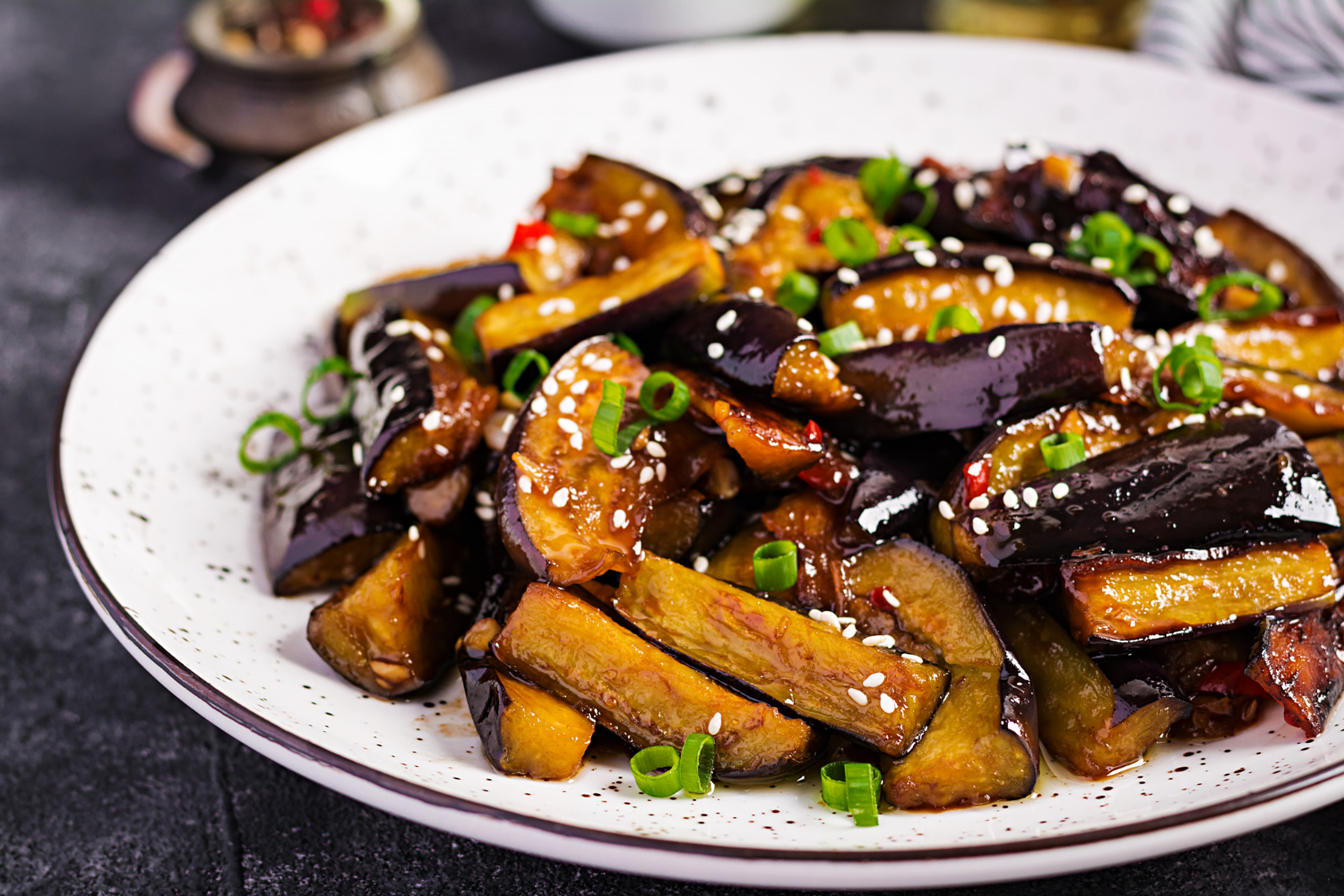 Eggplant with Garlic Sauce