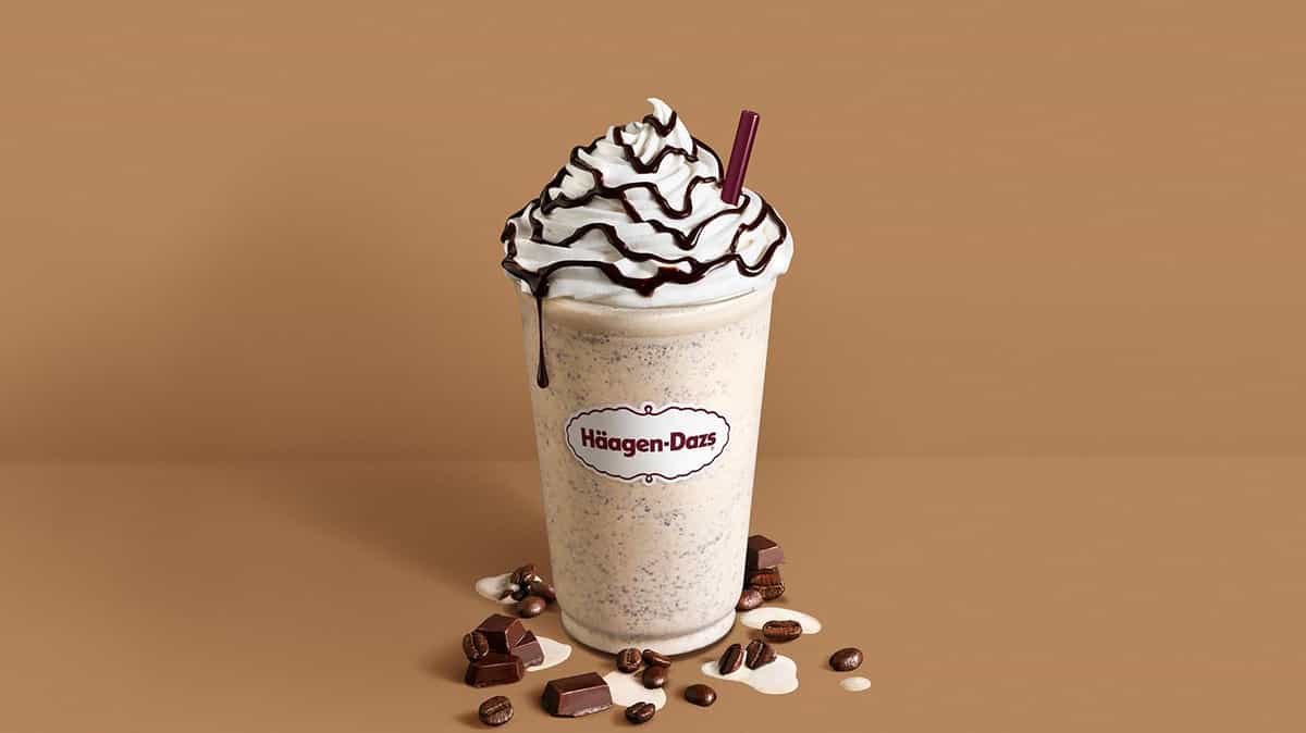 Coffee Chip Milkshake from Haagen Dazs And Cinnabon Kosher Haagen