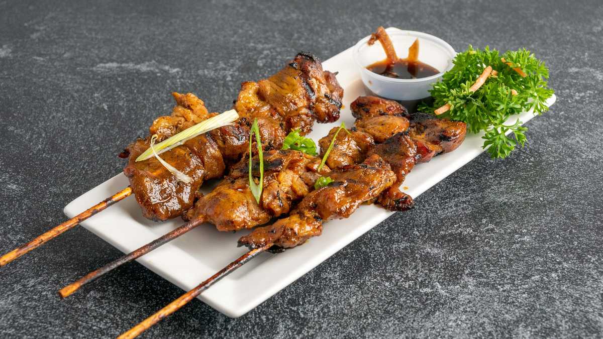 Chicken or Pork BBQ Per Stick
