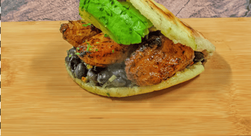 Arepa Vegana (Vegan Arepa)