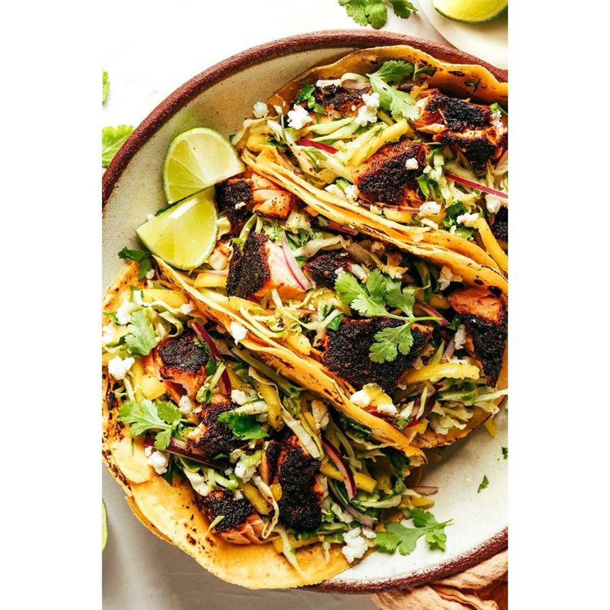 Blackened Salmon Tacos (Tuesdays only) 3 pcs