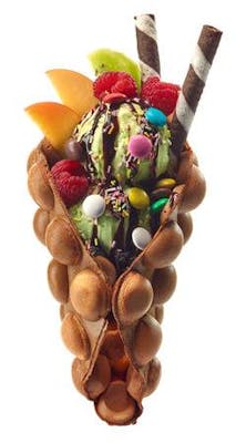 Bubble Waffle Ice Cream