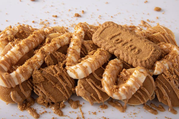Biscoff White Chocolate Mini Pancakes
