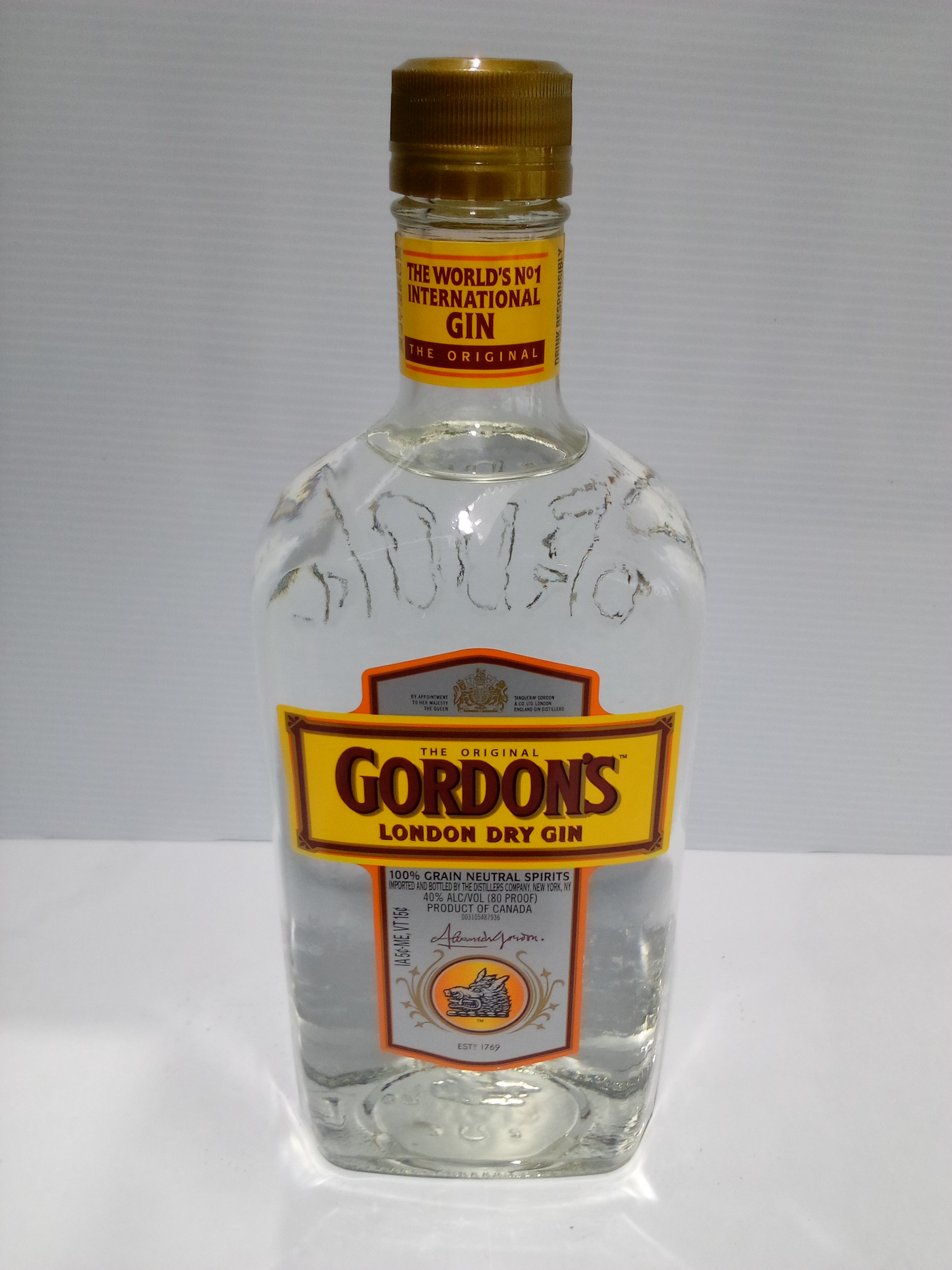 Gordon's Dry Gin 750ML