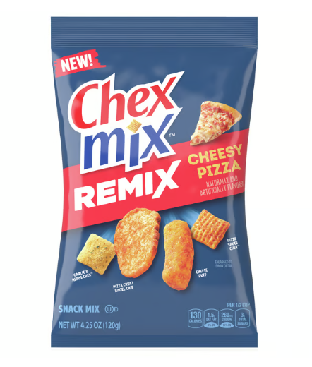Chex Mix Remix Cheesy Pizza Snacks