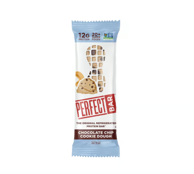 Perfect Bar Chocolate Chip Cookie Dough Snack Size Protein Bar