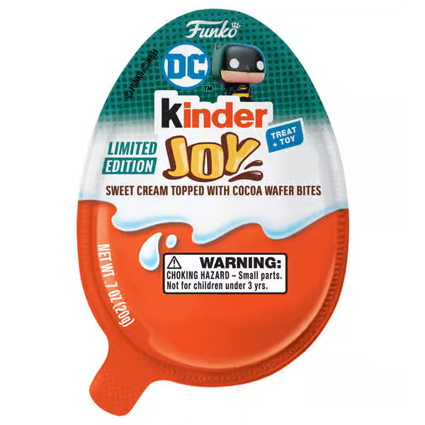 Kinder Joy Limited Edition Sweet Cream Topped Treat & Toy Egg with Cocoa Wafer Bites