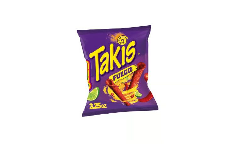 Takis Fuego Extreme Rolled Hot Chili Pepper & Lime Tortilla Chips Bag Snack Size