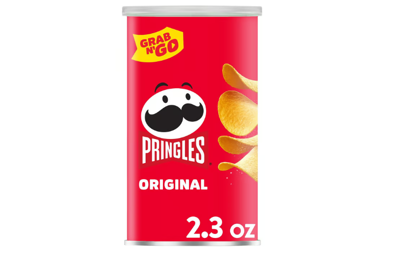 Pringles Grab N Go Original Potato Crisps Chips Can