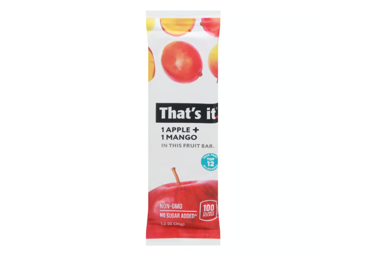 That's It Apple & Mango Fruit Bar