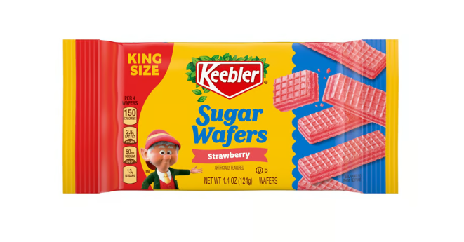 Keebler Strawberry Sugar Wafers King Size