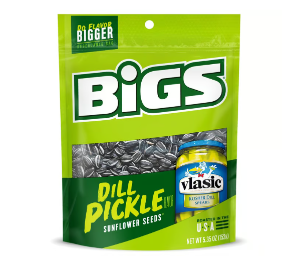 Bigs Vlasic Dill Pickle Sunflower Seeds