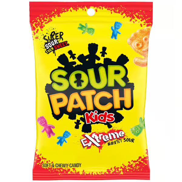 Sour Patch Kids Extreme Sour Soft & Chewy Candy
