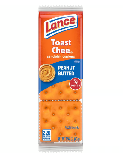Lance Toast Chee Peanut Butter Sandwich Crackers